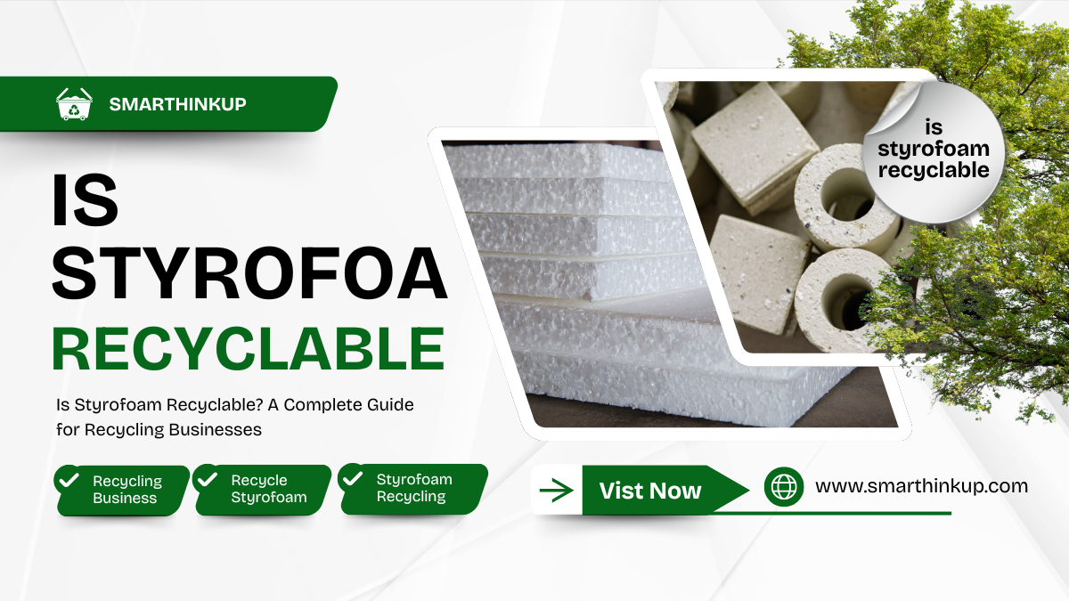 Styrofoam recycling process and polystyrene recycling for sustainable waste management