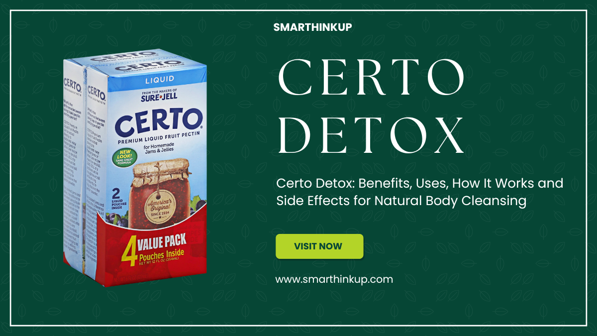 Certo detox drink method for natural body cleansing and detox benefits