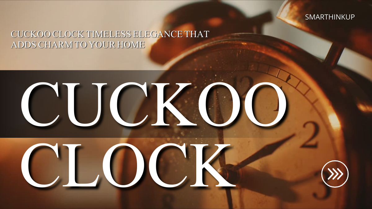 Traditional cuckoo clock wall decor for home with classic wooden design