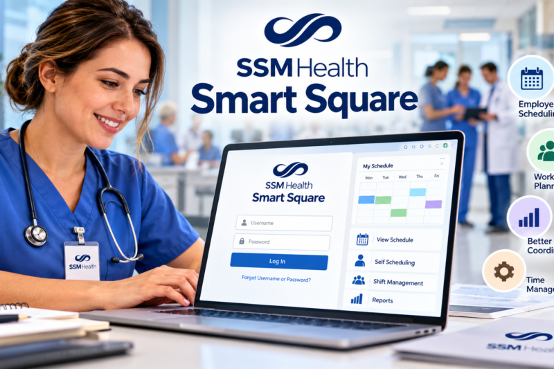 SSM Smart Square login and employee scheduling dashboard for SSM Health staff